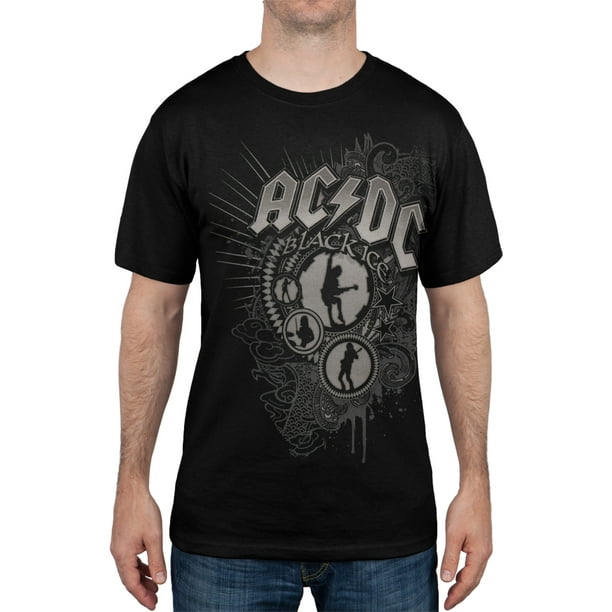 ACDC for Mens Short Sleeve Black T-Shirt 